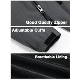 Mens Windproof Jacket Waterproof Lightweight Mountain Sport Jacket for Men Hooded Windbreaker Raincoat