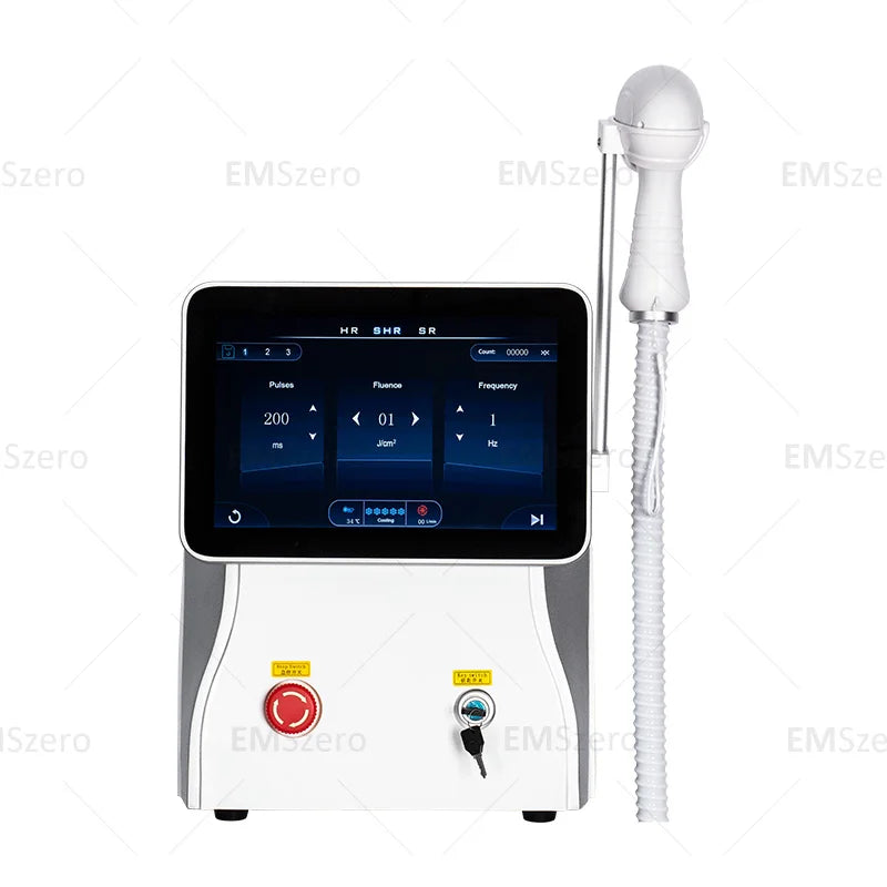 Professional 4000W Ice Platinum Laser Hair Removal Machine 3 Wavelength 808Nm 755Nm 1064Nm Painless Diode Beauty Machine.