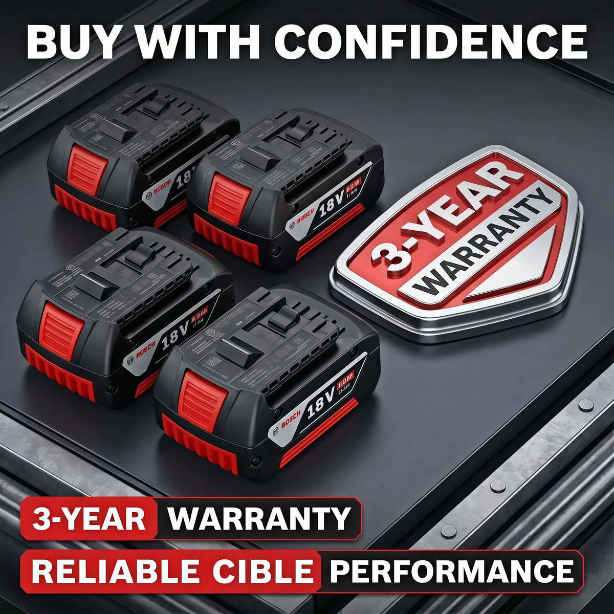 100% Original Bosch 18V Battery, 6000mAh Backup Batteries, Draadloze Professional System, BAT609 BAT618 GBA18V80 Tool
