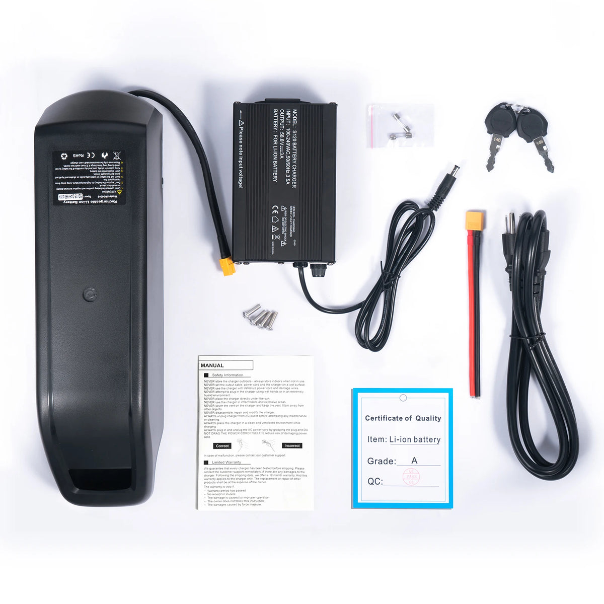 Original 21700 EBike Battery 48V 52V 25Ah 24Ah 60V 72V 36V 20Ah Electric Bicycle Bateria for 2000W 1500W 1000W 500W 350W 250W