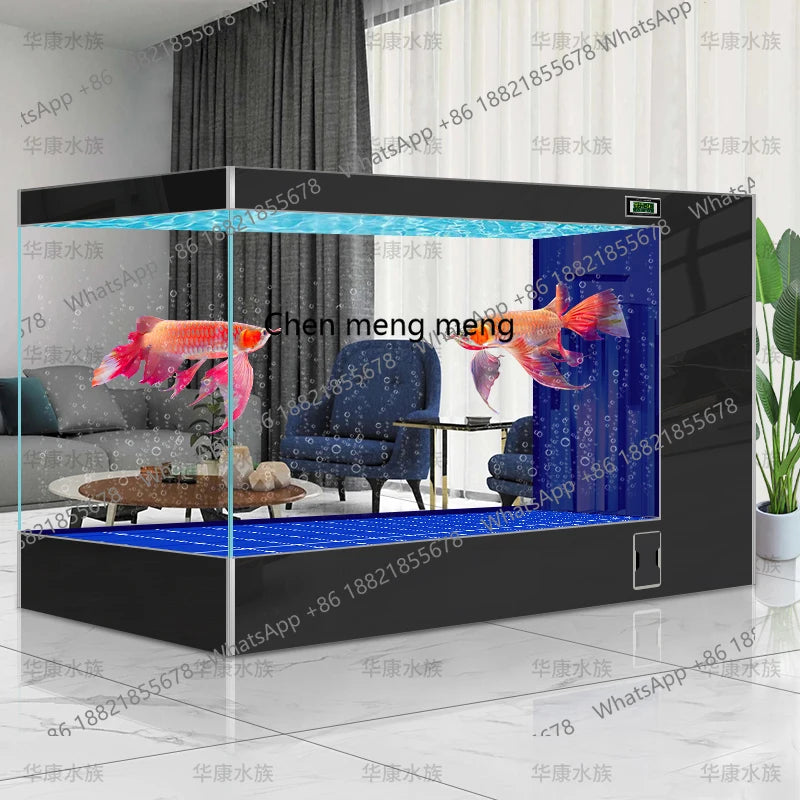 Filter fish tank living room large ecological water-free special fish tank for koi aquarium