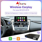 Road Top Android Auto Wireless Carplay for Lexus NX 2014-2019 Support Map Music Youtube Bluetooth Camera Function