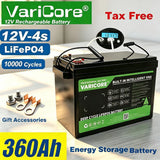 VariCore 12V/24V/48V 360Ah 340Ah 180Ah 150AH 100Ah LiFePO4 Battery 12.8V Lithium Iron Phosphate for EV RV Golf Cart Solar Wind