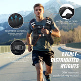 Weighted Vest 20 lbs Weight Vest with Reflective Stripe Adjustable Buckle Body Weight Vest for Men Women Workout Equipment