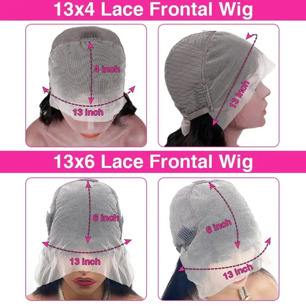180% 200% Density Remy Human Hair Body Wave Wigs P4/27 Highlight Colored 13x4 13x6 HD Transpatent Lace Frontal Wig 18-46 Inch Pre Plucked Hair For Women