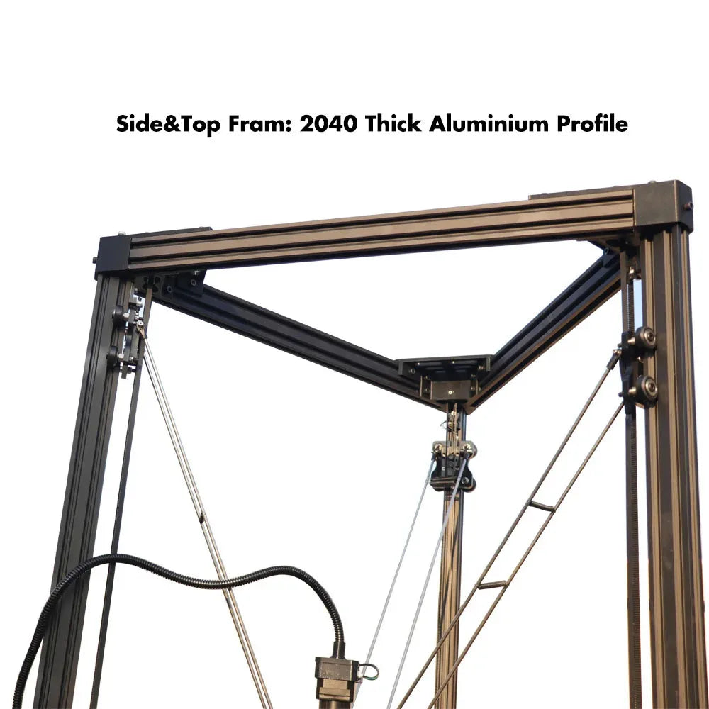 HE3D TC-280 Clay 3D Printer 2L barrel  DIY Kit Ceramic big frame kossel type Clay 3D Printer