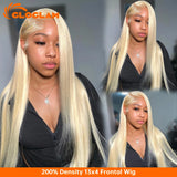 Straight 220 Density 13x4 13x6 360 Lace Front Wig Human Hair Pre Plucked