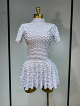 Sparkly Sequins Luxury Birthday Party Gown Short Dress Dancer Stage Performance Wear Women Sexy Nightclub Dress Festival Outfit