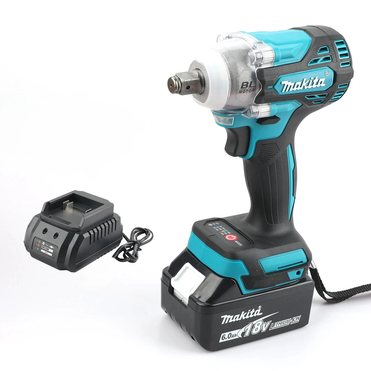 Makita DTW300 18V Tool Set Brushless Power Large  Cordless Wrench 330Nm Torque Wind Cannon Remove Tire Lithium Auto Repair
