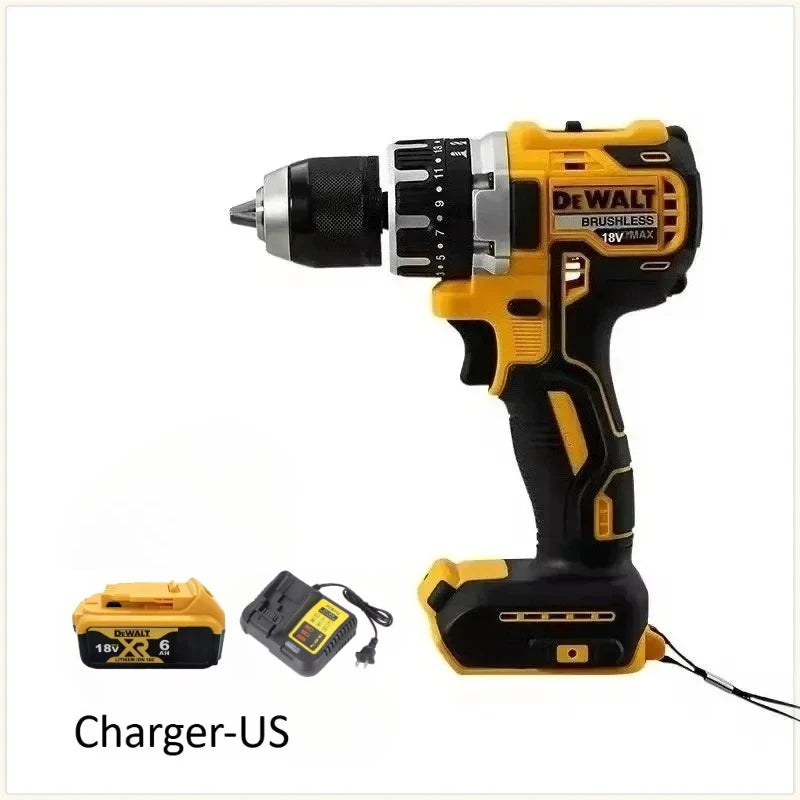 Dewalt DCD796 18V Cordless Brushless Impact Drill Brushless Drill Multifunctional Rechargeable Portable  Battery Power Tools