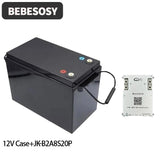 Case 12V 280AH DIY Battery Case Portable Battery Box 230AH 4S Optional 200A BMS 2A Active Balance TFT LCD Tape Bolt For RV