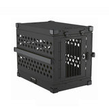 Customizable Kennel Crate Quality Assurance Aluminum Heavy-duty Folding Pet Cage Stackable Commercial Dog