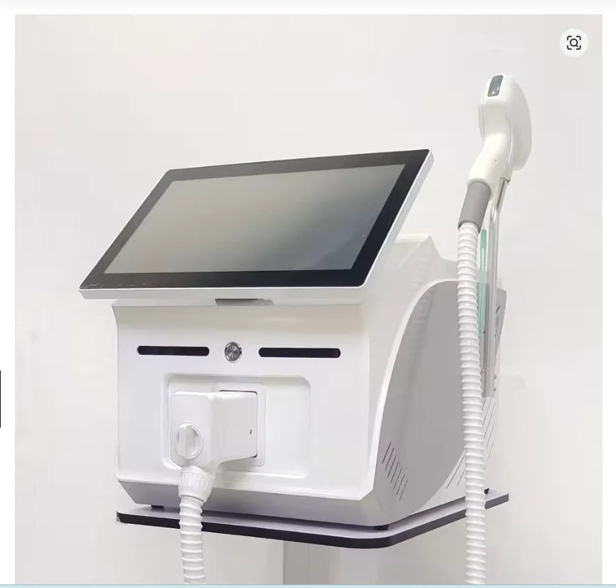 Professional 3-Wave Portable 4500W Soprano Diode Ice Titanium Laser Hair Removal Device 808NM / 755NM / 1064NM for Body