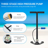 DIDEEP 1L Mini Scuba Diving Tank Set, 15-20Mins Underwater Diving Cylinder with Hand Pump，Portable Lungs Bottle with 3000 PSI