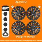4PCS Wheel Cover For Tesla Model Y 2020-2024 19 Inch Right＆Left Hubcaps Cyclone Style Wheel Cover Replacement Accessories