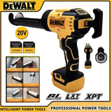 DeWalt 6-Speed  Cordless Electric Caulking Gun for Doors Windows Glass Sealant Adhesive Glue Gun with LED Light Tool