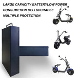 60V 20Ah-60Ah Electric Motorcycle Li-ion Battery Pack 2000W For Harley Two Wheel Foldable Citycoco Electric Scooter,Free Charg