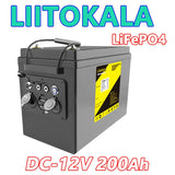 LiitoKala 12V 300Ah 200Ah LiFePO4 Battery 100Ah 120Ah 150Ah Campers Waterproof Golf Cart Battery Off-Road Off-grid Solar Energy