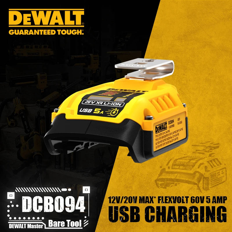 DEWALT DCB094 12V/20VMAX* FLEXVOLT® 60V 5 AMP USB CHARGING Power Tool Accessories