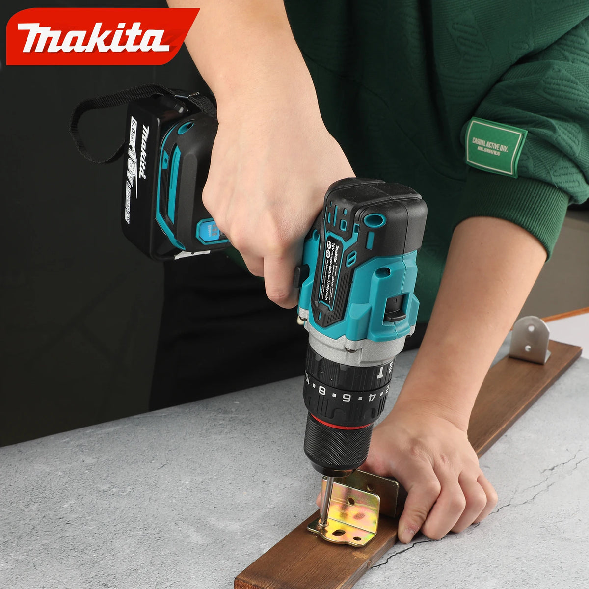 MAKITA Electric Goddess DDF487 18V Cordless Brushless Impact Drill, 13mm, 1700rpm, Small Screwdriver, LXT Power Tool