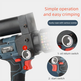 10-240mm Rechargeable Electric Hydraulic Wire Clamp Nippers SL240 Nose Brushless Motor Terminal Crimping Tool for Electricians