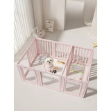 Pet enclosure, pink dog cage, medium and small  new dog cage