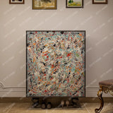 Modern simple household door-to-door solid wood storage shoe cabinet