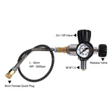TUXING 300Bar 3L Carbon Fiber Cylinder with Fill Station Regulator Valve 4500psi High Pressure Air Tank Scuba Diving TankM18*1.5