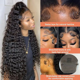 200% Real Density Curly ≥98% Human Hair Wigs For Women 13x6 Hd Lace Frontal Wig 13x4 Deep Wave Lace Front Wig 360 Pre Plucked