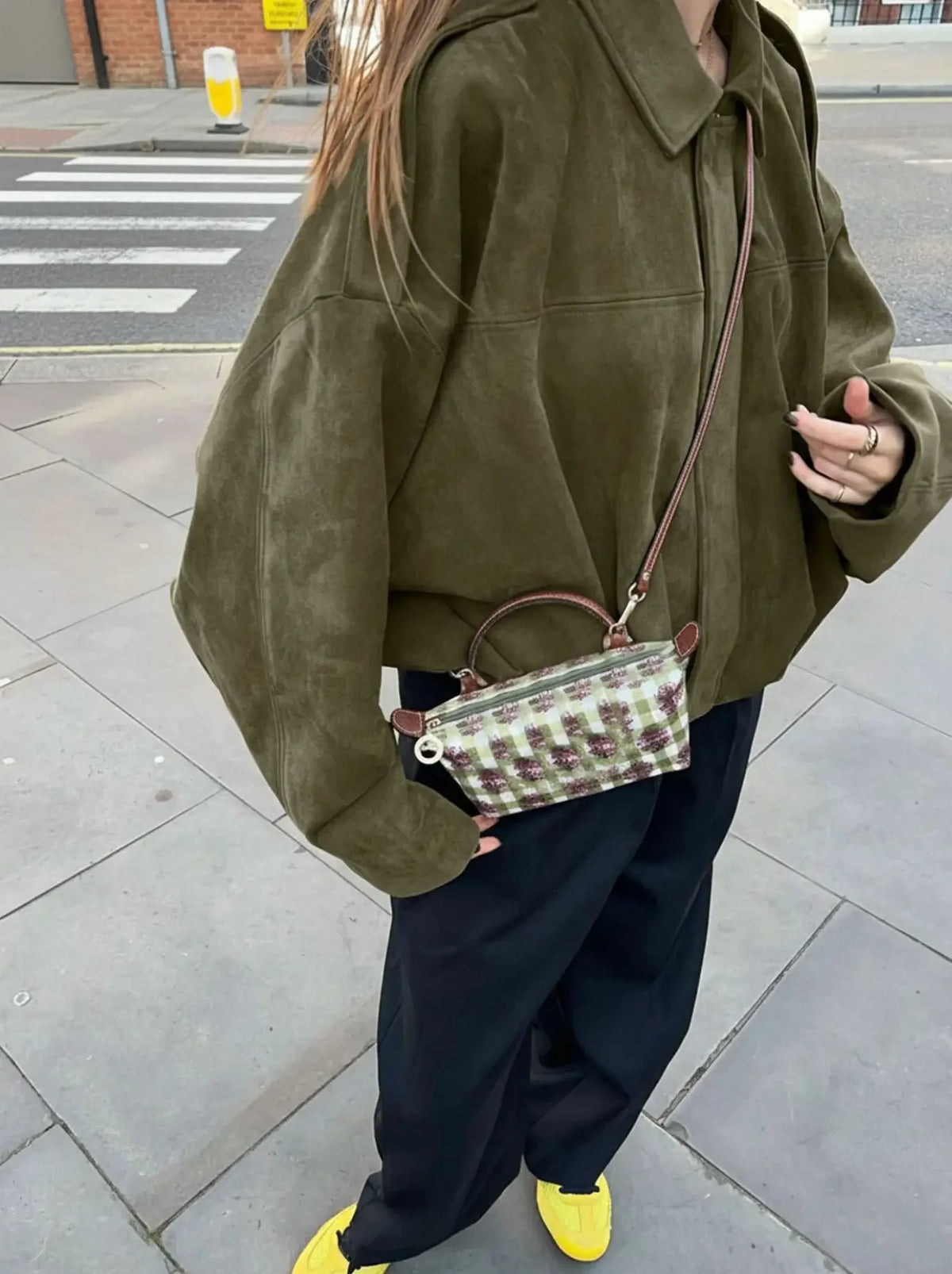 Women’s 2026 Autumn and Winter New Casual Fashion Suede-Textured Pilot Jacket Top