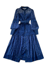 Court Sle Heavy Embroidery Lantern Sve Long Dr Women's Retro Winter Faion High Waist A-Line Dr Korean Version