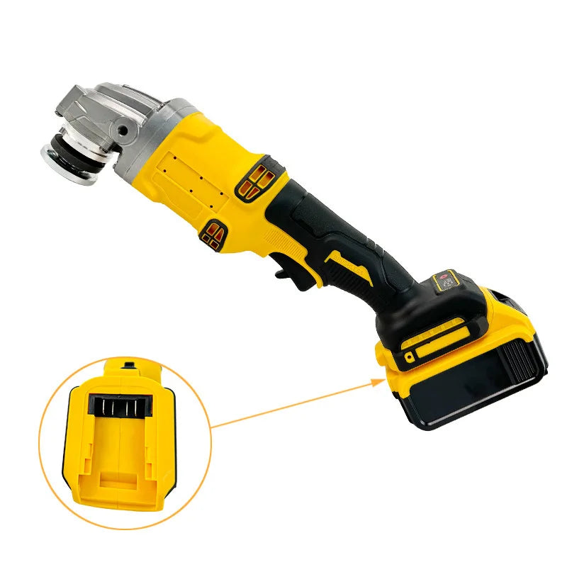 2026 Suitable for DEWALT brushless lithium battery angle grinder 125 high power wireless charging grinding wheel DC model 418