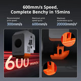 Anycubic Kobra S1 Combo Multi-Color 3D Printer Up to 600mm/s High Speed Printing Auto-Leveling Core XY Structure Direct Extruder