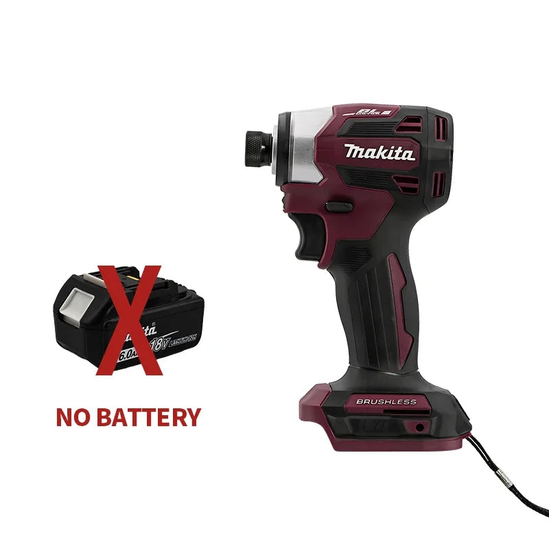 Makita DTD173 18V LXT Cordless Brushless Impact Driver 180 N·M Wood Bolt T-Mode Electric Drill Rechargeable Power Tools