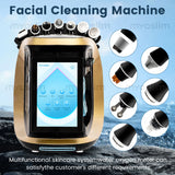 NEW 7 In 1 Hydra Dermabrasion Machine Oxygen Ice Blue Smart Jet Aqua Peeling Small Bubble Microdermabrasion Skin Care New Beauty