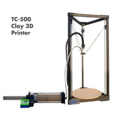Ceramic  clay 3D printer, Big Size Clay 3D Kossel Delta Printer 2L barrel TC-500 DIY kit stable easy to use