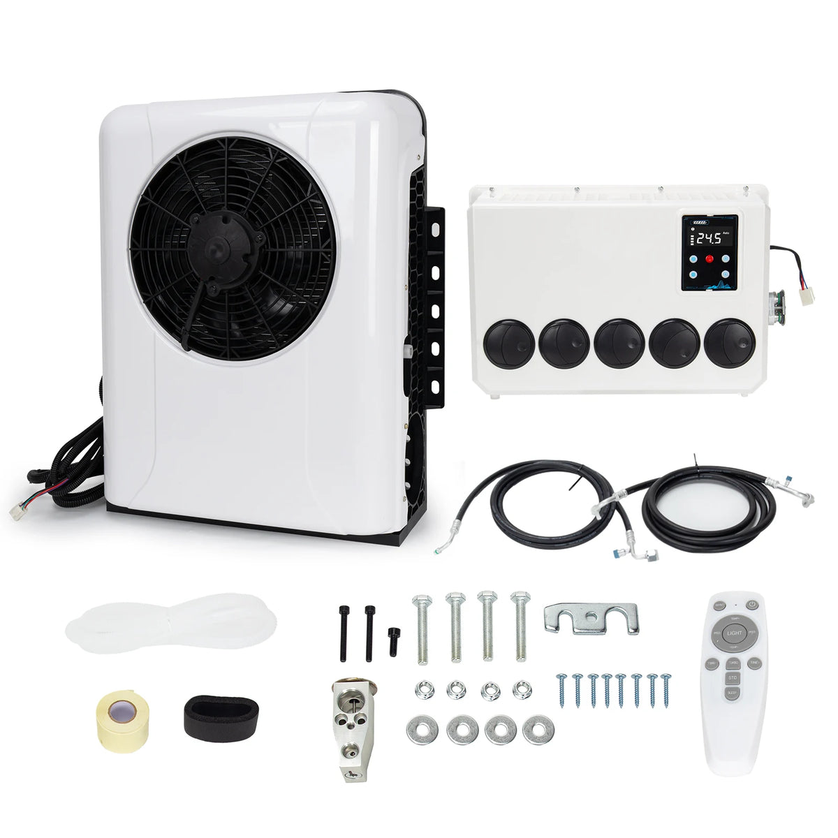 12000 BTU 12V Split AC Truck Cab Air Conditioner For Semi Trucks Bus RV Caravan