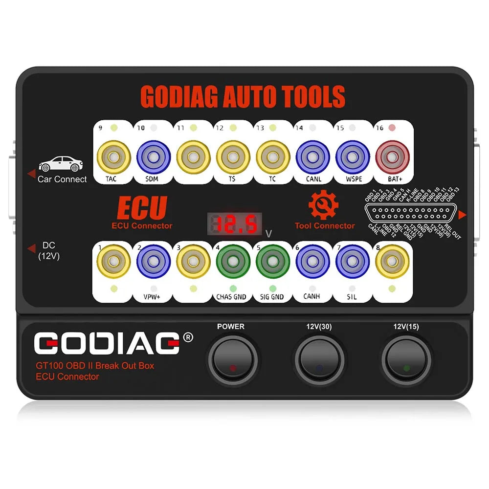 GODIAG GT100+ GT100 Pro ECU Connector OBDII Break Out Box for BMW FEM/BDC CAS4/CAS4+ Test Platform for VVDI2/IM608/K518ISE
