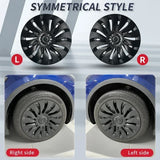 4PCS/1PCS Wheel Caps Performance Automobile Replacemen Hub cap Full Rim Cover Accessories for Tesla Model Y 19 Inch Hubcap 2024