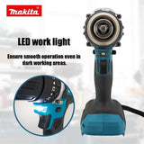 Original Makita 18V DDF487 Brushless Cordless Drill, Electric Screwdriver With 6.0Ah Battery Various Complete Packages