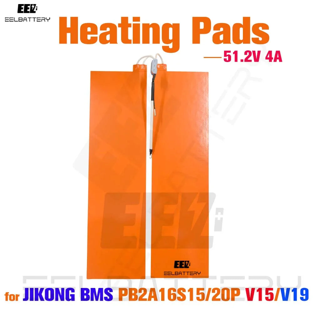 Heating Pad for 48V 51.2 V EEL 280Ah DIY Battery Case Heating Mat for LiFePO4 Batteries Cells for JK Inverter BMS