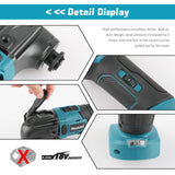Makita 18V Cordless Oscillating Tool Brushless 6-Speed Quick Release Renovator for Home DIY Cutting Shoveling Work