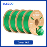 ELEGOO 4KG/5KG/10KG 1.75mm Rapid PETG Filament