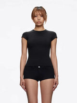 Tank Summer Round Neck Solid Color T-Shirt with a Great Fit, Baby Tee, Slim and Comfortable Fabric, Tank Women 2025