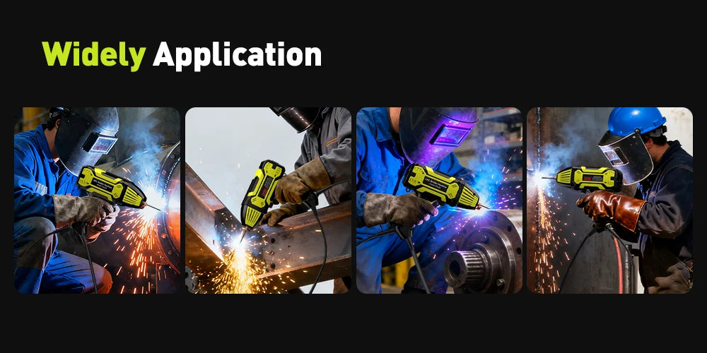 Portable Welding Machine Handheld Electric Welder Kit 110V IGBT Inverter Digital display 6 Variable Current Adjustment Handheld ARC Welder Gun