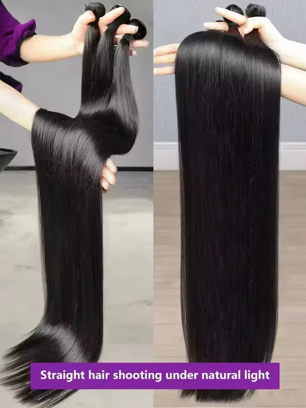 Double Weft 32 34 36 38 Inch Bone Straight Vietnamese Hair Bundle Human Hair Weaving Bundle Original Raw Hair Bundle For Women