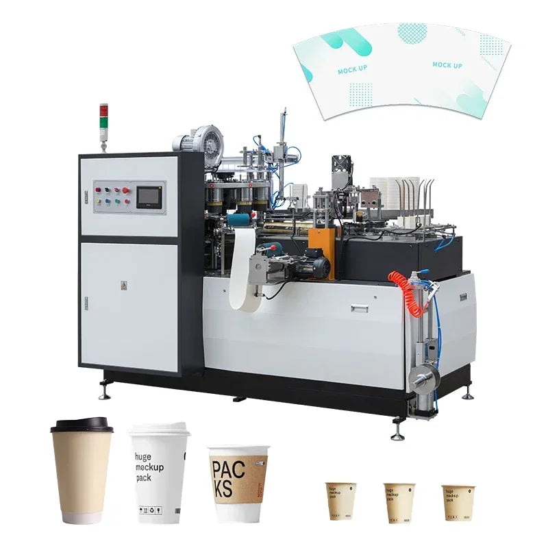 Customized Factory Direct Sales 2-16oz 80-110pcs/min Disposable Paper Cup Making Machine Price
