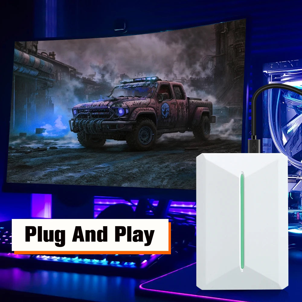Retro Gaming External Hard Disk For PC Retrobat + Playnite 500GB Emulation Drive With 38000 Games For PS3/PS2/Switch/WIIU/N64