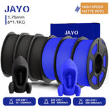 JAYO 3D PETG/ High Speed Matte PETG / PLA Classic Printer Filament 1.75mm 3D Printer Filament 6.6KG Neatly Wound PETG for 3D