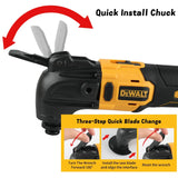 2026 DEWALT 21V MAX Brushless Cordless Oscillating Multi Tool 5 Accessories Tool-Free Quick Change Cutting Sanding Grout Removal